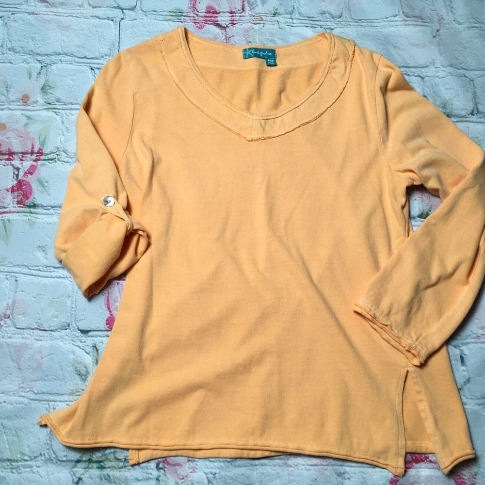 Fresh Produce Women XS/S Orange Tag Sleeves Soft S - Picture 4 of 6